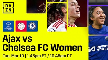 Ajax vs. Chelsea | UEFA Women&#39;s Champions League 2023-24 Quarter-final First Leg Full Match