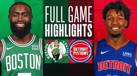 CELTICS at PISTONS | FULL GAME HIGHLIGHTS | March 22, 2024