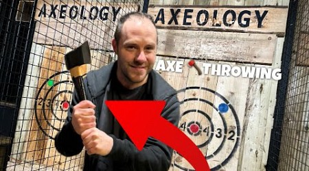 AXE THROWING IN SOUTHAMPTON! Axeology, who knew throwing axes 