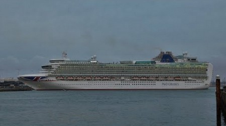 &quot;Ventura&quot; departing from Southampton - 17/03/2024