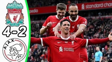 Liverpool Legends vs Ajax Legends 4-2 Highlights &amp; Goals