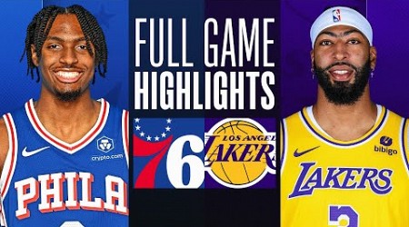 76ERS at LAKERS | FULL GAME HIGHLIGHTS | March 22, 2024