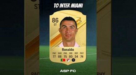 What if Cristiano Ronaldo joined Inter Miami? FC 24