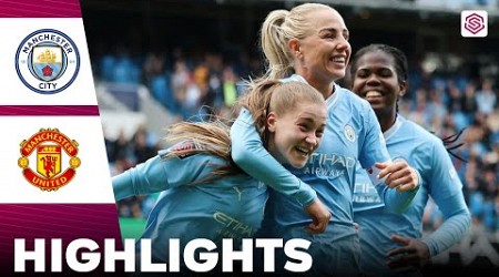 Manchester City vs Manchester United | Highlights | FA Women&#39;s Super League 23-03-2024