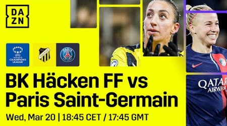 BK Häcken vs. PSG | UEFA Women’s Champions League 2023-24 Kvartsfinal 1:2 Hela Matchen