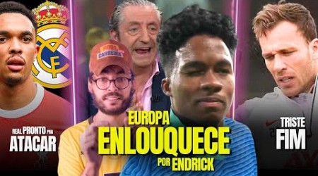 Jornais da Europa SE RENDEM a Endrick pós Wembley | Real PREPARA BOMBA por Arnold | United... | E+