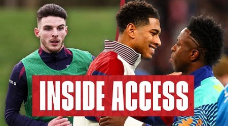 Jude Meets Vini, INTENSE Sharpshooting, Three Lions Team Bus &amp; Pitchside v Brazil | Inside Access