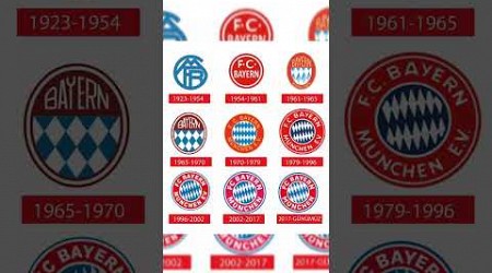 Bayern Münih logoları #shorts #football #bayernmunich