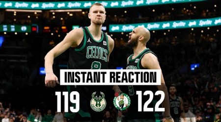 INSTANT REACTION: Celtics comes up big when it matters to hold off Bucks&#39; fourth quarter run