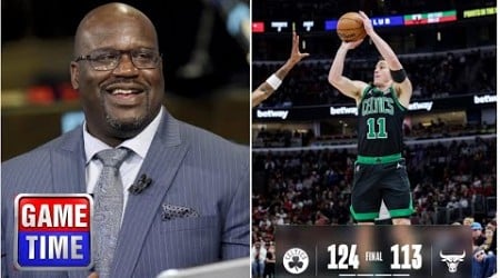 NBA Gametime| Boston is UNBEATABLE - Shaq on Celtics beat Bulls for 9th straight win, near No.1 seed