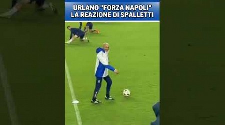 I tifosi urlano &quot;Forza Napoli&quot;, LA REAZIONE DI SPALLETTI | Venezuela Italia | Nazionale | #shorts