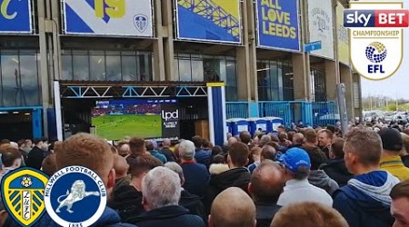 Leeds United Fanzone at Elland Road before Millwall game !! #leedsunited #football #championship