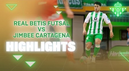 Resumen del partido frente a Jimbee Cartagena (3-5) | Real Betis FUTSAL