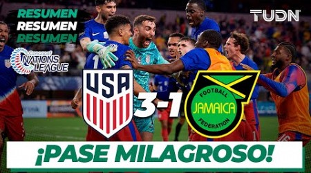 Resumen y goles | Estados Unidos 3-1 Jamaica | CONCACAF Nations League 2024 - Semis