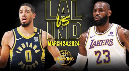 Los Angeles Lakers vs Indiana Pacers Full Game Highlights | March 24, 2024 | FreeDawkins