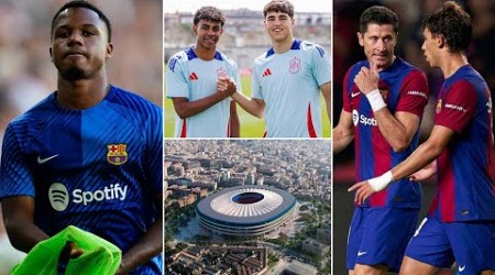 Barcelona News ft Lewandowski’s future, João Félix, Ansu Fati, Yamal/Cubarsi problem &amp; New Camp Nou