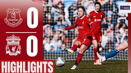 Merseyside derby ends all square | Everton 0-0 Liverpool FC Women | Highlights