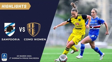 U.C. SAMPDORIA - F.C. COMO WOMEN // Highlights 2ª giornata di campionato Serie A Ebay fase 2