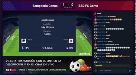 Fútbol En Vivo Gratis | Sampdoria Genoa vs Como | Serie A, Women