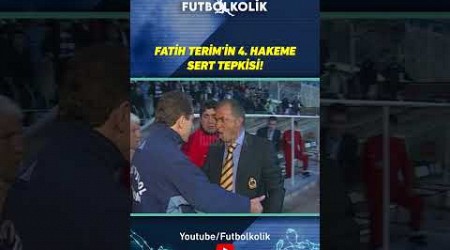 Fatih Terim’in, Diyarbakırspor-Galatasaray Maçında 4.Hakem Ünsal Çimen’e Tepkisi! #shorts