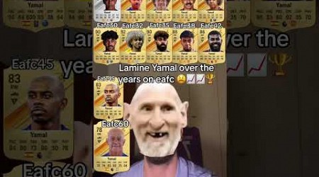 Lamine Yamal over the years on eafc24 