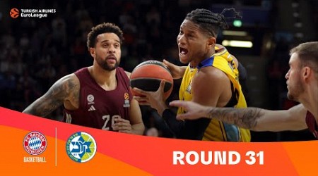 Bayern-Maccabi | Round 31 Highlights | 2023-24 Turkish Airlines EuroLeague