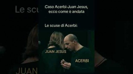 ACERBI JUAN JESUS SCUSE #calcio #seriea #acerbi #juanjesus #scuse #sentenza #marotta #marottaleague