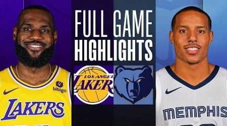 LAKERS at GRIZZLIES | FULL GAME HIGHLIGHTS | March 27, 2024