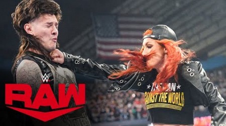 Becky Lynch punches “Dirty” Dom and brawls with Rhea Ripley: Raw highlights, March 25, 2024