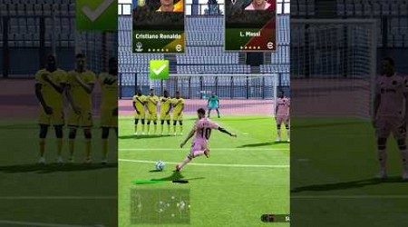 Al Nassr vs Inter Maima Free Kick Challenge in efootball 24 #pes #efootball #football #shorts