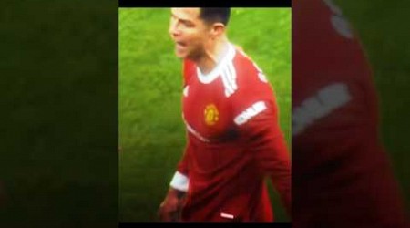 Ronaldo was angry in this match… 