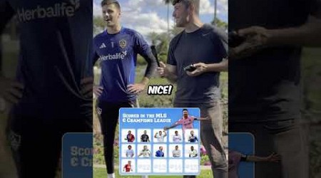 LA Galaxy Players CRUSH Champions League Trivia!