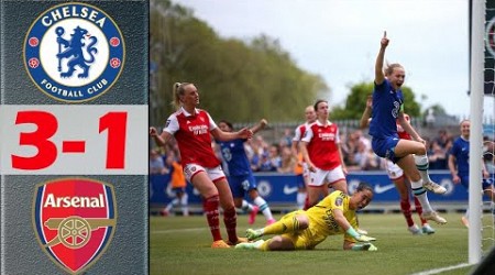 Chelsea vs Arsenal Match Highlights | WSL 23/24 | Chelsea Women vs Arsenal Women