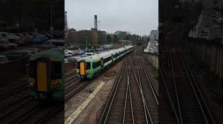 Southern Railways 377405 arriving at Southampton Central 19/3/24