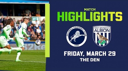 John Swift helps Baggies take point from The Den | Millwall 1-1 Albion | MATCH HIGHLIGHTS