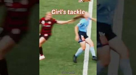 girls tackle football !! #football #rugby #sports #fifa #shorts #girls #messi #seriea #boys #uefa