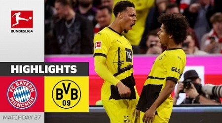 Adeyemi &amp; Ryerson Secure Win In Top-Match | FC Bayern-Borussia Dortmund 0-2 | Highlights | MD 27