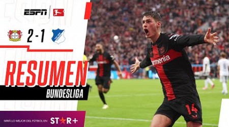 ¡AGÓNICA Y MEMORABLE REMONTADA DEL LÍDER PARA ALEJARSE A 13! | B Leverkusen 2-1 Hoffenheim | RESUMEN