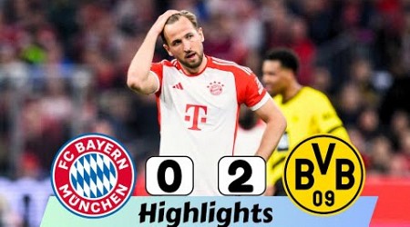 Bayern Munich Vs Borussia Dortmund (0-2) | Extended Highlights | Bundesliga 2023/24