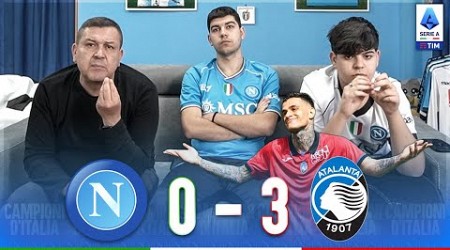 VERGOGNA... NAPOLI-ATALANTA 0-3 | LIVE REACTION NAPOLETANI