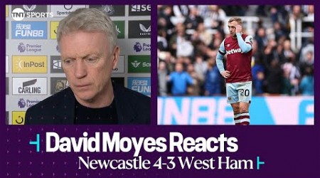 &quot;WE FELL APART&quot; | David Moyes | Newcastle 4-3 West Ham | Premier League