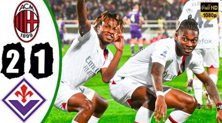 AC Milan vs Fiorentina 2-1 | Seri A | Highlights &amp; All Goal 2024 HD