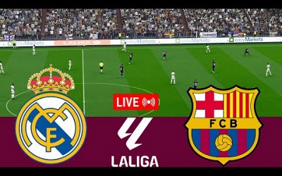 [LIVE] Real Madrid vs Barcelona. La Liga 2023/24 Full match - Video game simulation
