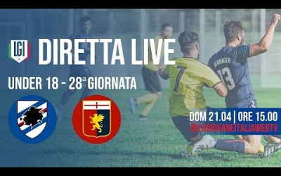 Sampdoria-Genoa U18, 28^giornata Serie A-B
