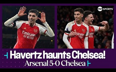 Arsenal 5-0 Chelsea: Kai Havertz haunts former club as Gunners continue title charge 