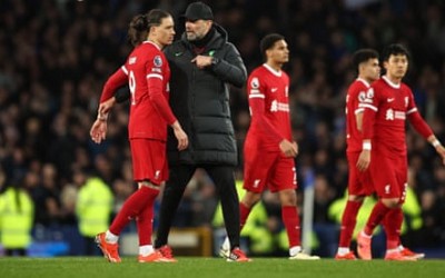 'Disappointed, frustrated ... not good enough': Klopp sorry for Liverpool’s derby defeat – video