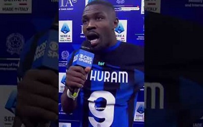 Marcus Thuram speaks after winning a Scudetto in his first season with Inter 