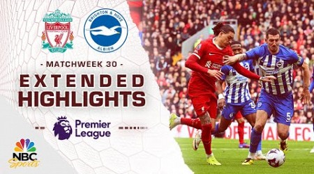 Liverpool v. Brighton | PREMIER LEAGUE HIGHLIGHTS | 3/31/2024 | NBC Sports