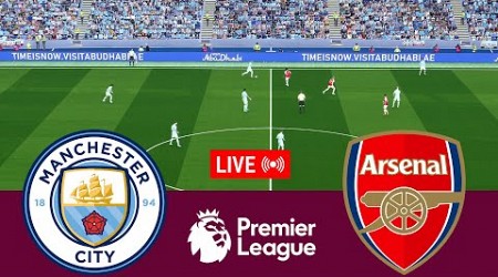 [LIVE] Manchester City vs Arsenal Premier League 23/24 Full Match - Video Game Simulation