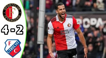 Feyenoord vs FC Utrecht 4-2 Eredivisie 2024 Breaking News